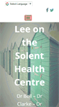 Mobile Screenshot of leehealthcentre.co.uk